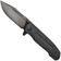 Afbeelding voor Reate District 9 V2, 9DV2-BE-SAT-TI-BL, Black DLC 154CM, Dark Bead Blasted Titanium/Carbon Fiber zakmes