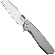 Afbeelding voor Reate Mantis Satin Elmax, Smooth Bead Blasted Titanium, zakmes
