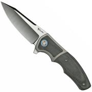 Reate Mini Crossroads M390, Black Micarta MCR-BLM couteau de poche, Kirby Lambert design 