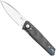 Afbeelding voor Reate PL-6 Satin Nitro-V, Black Micarta, zakmes