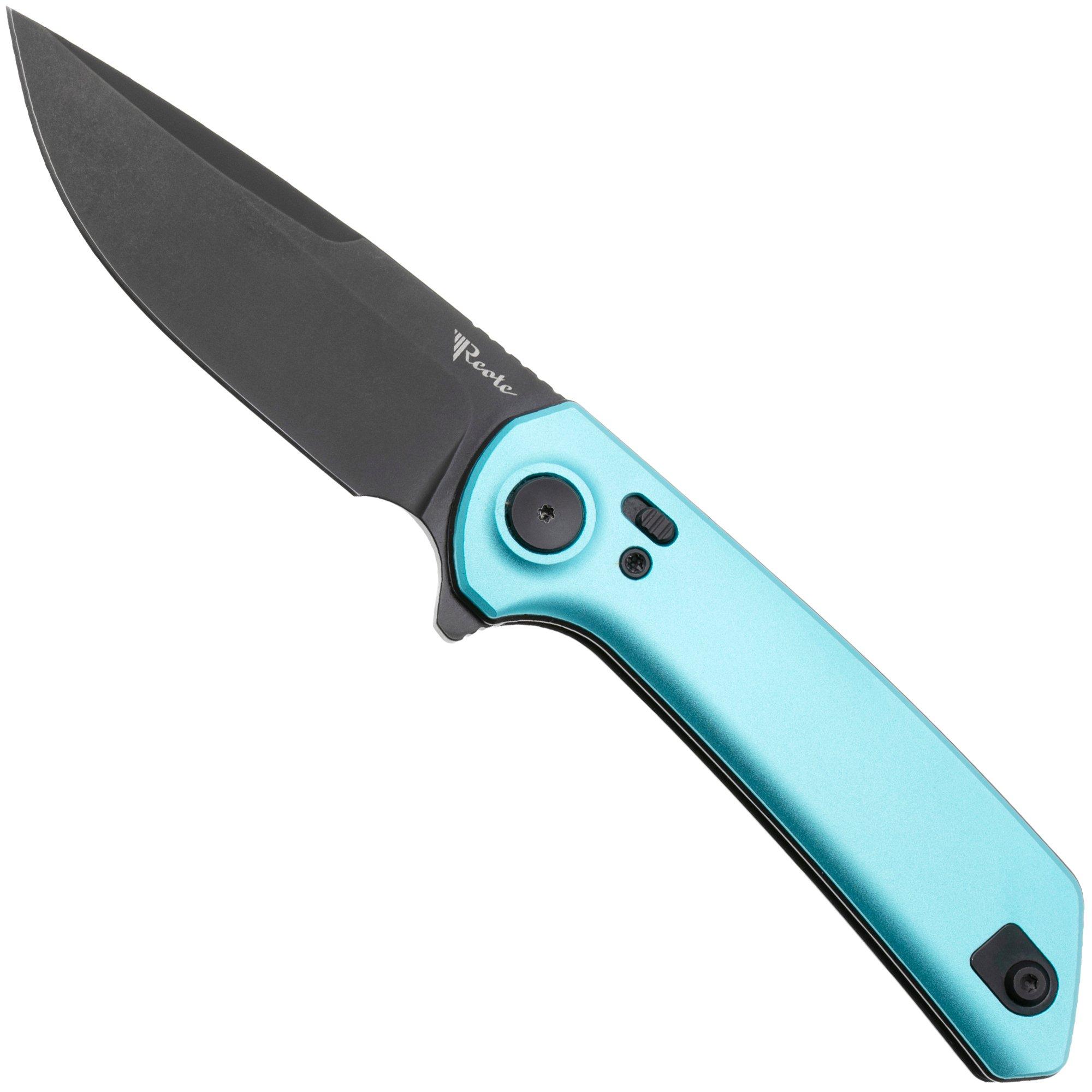 Reate PL-XF PVD Nitro-V, Blue Aluminium, pocket knife