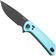 Afbeelding voor Reate PL-XF PVD Nitro-V, Blue Aluminium, zakmes