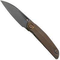 Afbeelding voor Reate VK-ANUB-TI-DB, Black DLC Elmax, Dark Bronze Titanium zakmes, Vulpex Knives design