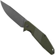 Ruike D191-G Blackwashed 8Cr13MoV, Green G10, couteau de poche