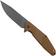 Image for Ruike D191-W Blackwashed 8Cr13MoV, Brown G10, pocket knife