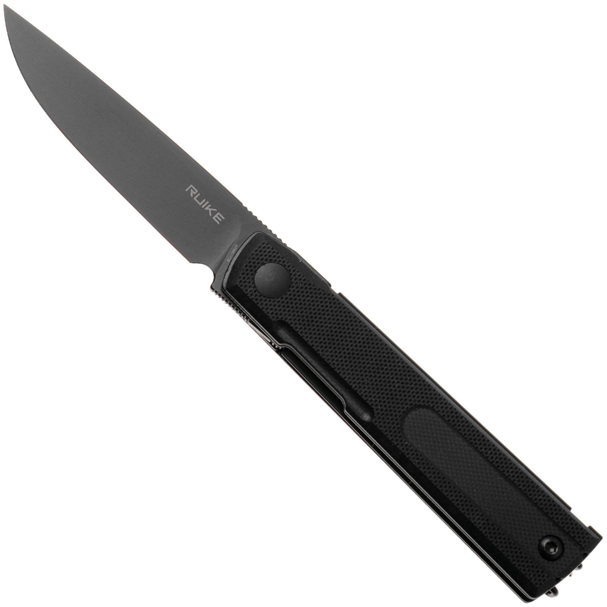 Ruike D712-B Black 8Cr13MoV, Black G10, Taschenmesser