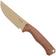 Afbeelding voor Ruike F186-MN Gold PVD D2, Brown Micarta, vaststaand mes