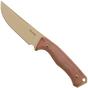 Image pour Ruike F186-MN Gold PVD D2, Brown Micarta, couteau fixe