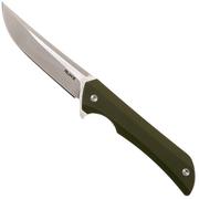 Ruike P121-G Hussar Green pocket knife, Satin finish