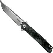 Ruike P127-CB Carbon fibre Black pocket knife