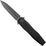 Ruike P188-B Blackwashed D2, Black G10, couteau de poche