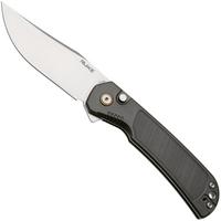 Bild für Ruike P192-AK Satin 14C28N, Black Aluminum, Taschenmesser