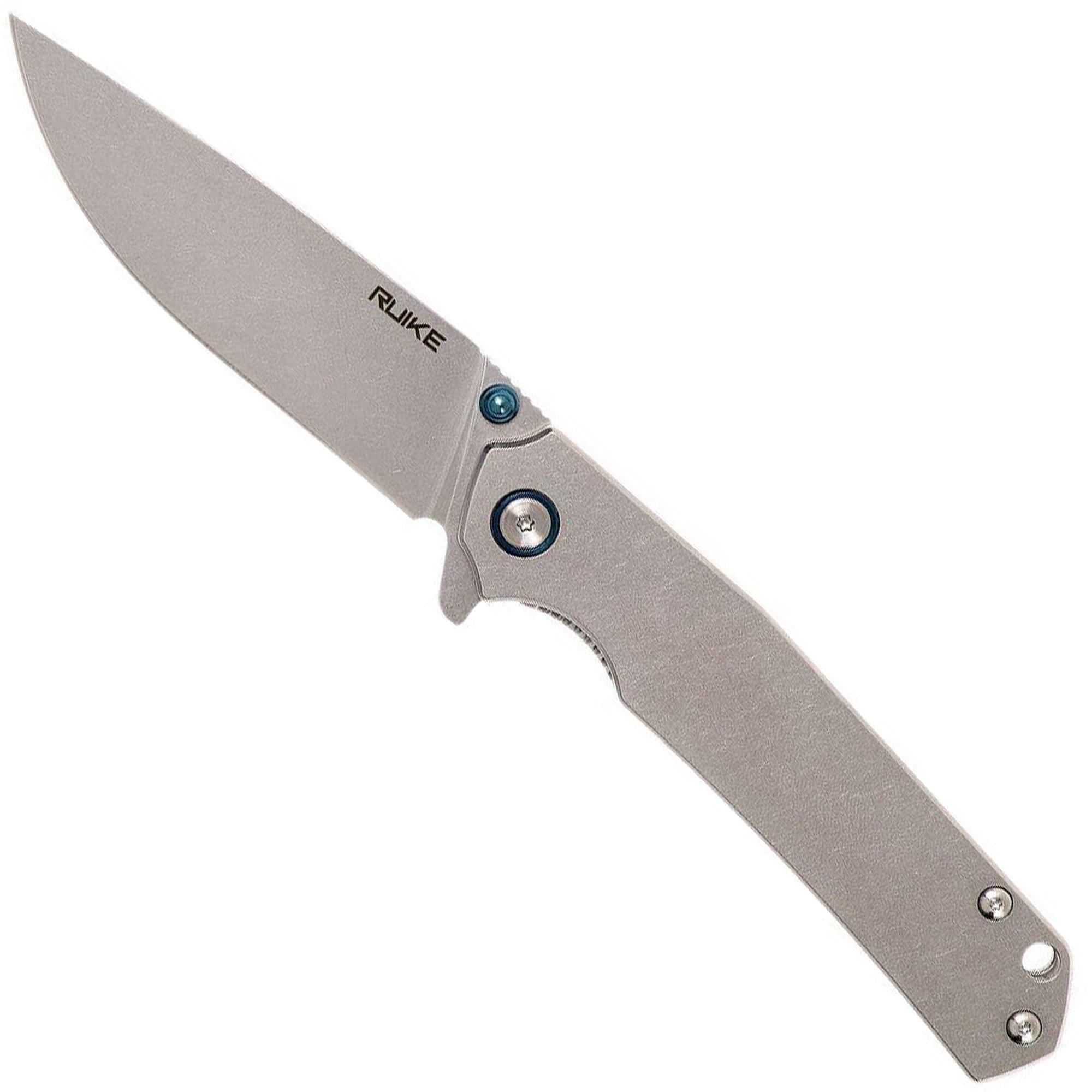 Nóż składany Ruike P801-SF Blue, Stonewashed finish