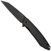 Nóż składany Ruike P831S-SB Black 14C28N, Black Stainless Steel Handle