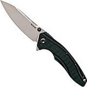 Ruike P841-L Black & Green coltello da tasca, nero-verde