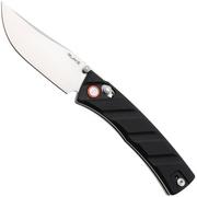Ruike P856-B Satin 14C28N, Black G10, zakmes