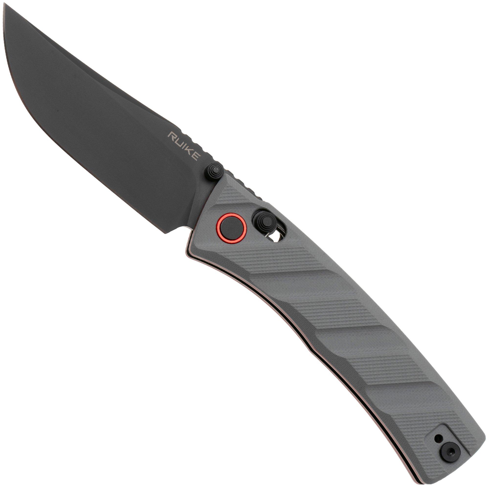 Ruike P856-K PVD 14C28N, Gray G10, coltello da tasca