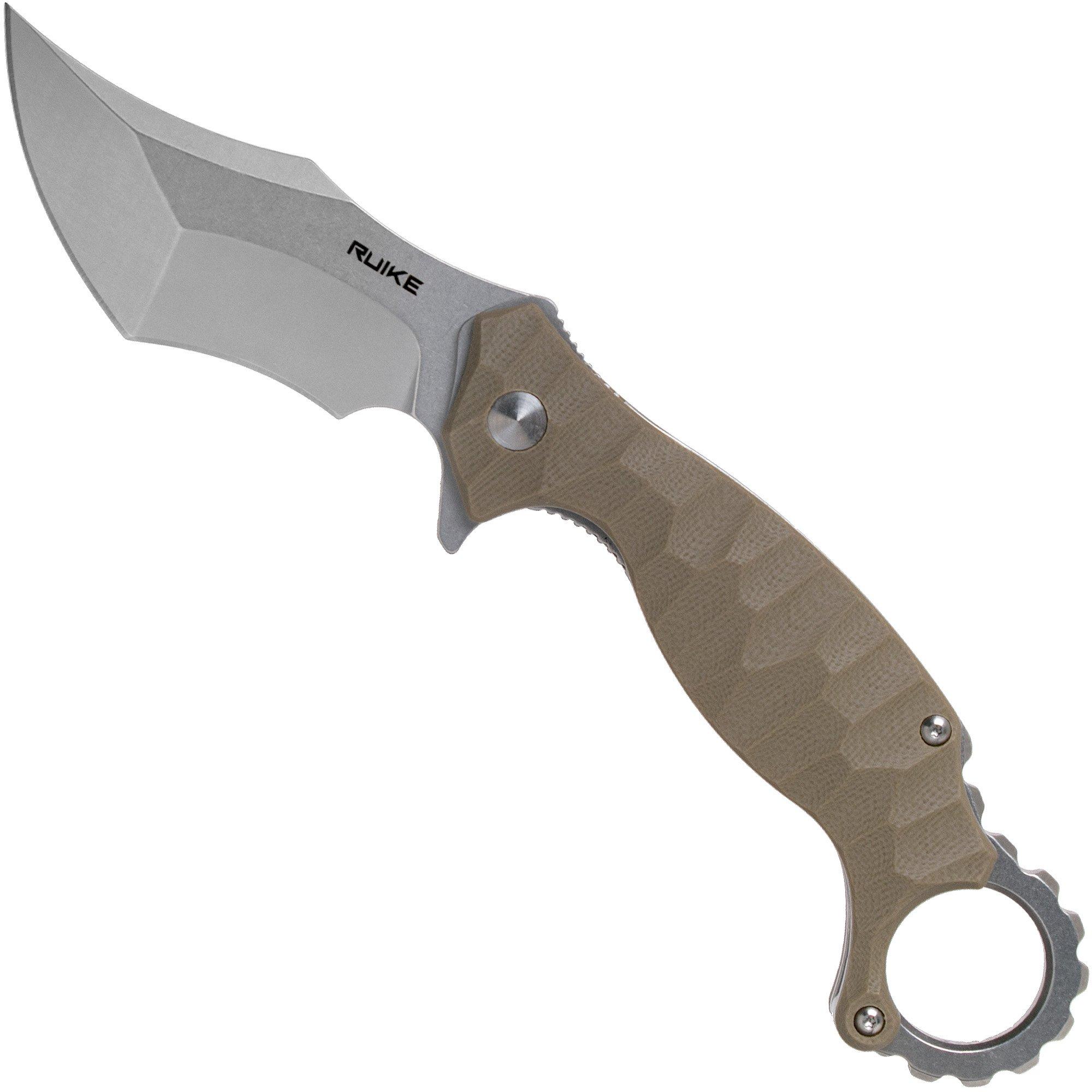 Nóż karambit Ruike P881-W Desert Tan