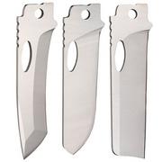 Afbeelding voor Roxon Phantom BA041011 8Cr13MoV BA04 Straight Blade, BA10 Spey Point Blade en BA11 Curved Tanto Blade, 3 vervangbare lemmeten voor Phantom-systeem