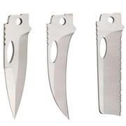 Afbeelding voor Roxon Phantom BA050607 8Cr13MoV BA05 Serrated Blade, BA06 Talon Blade en BA07 Spear Point Blade, 3 vervangbare lemmeten voor Phantom-systeem