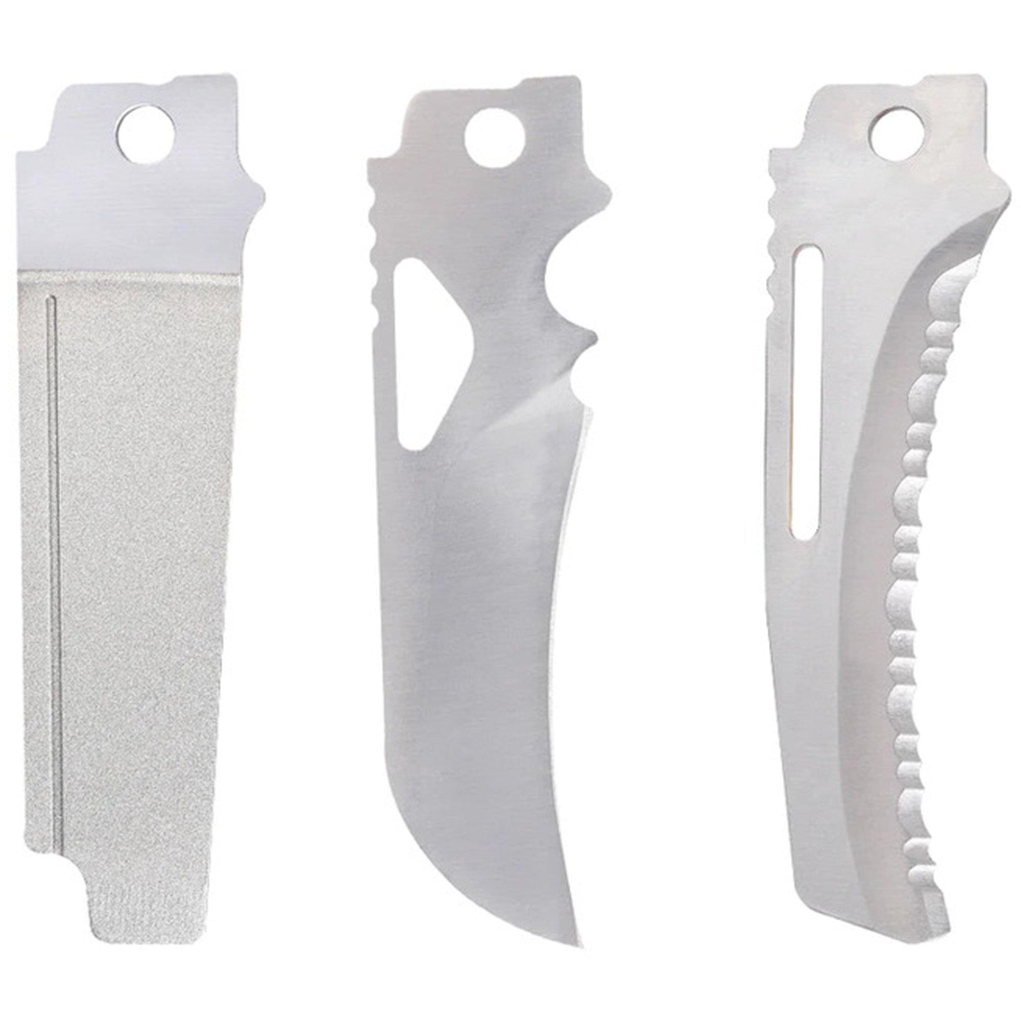 Roxon Phantom BA121316 8Cr13MoV BA12 Serrated Blade, BA13 Electric Knife en BA16 File, 3 interchangeable tools for Phantom system