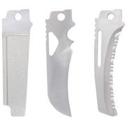 Afbeelding voor Roxon Phantom BA121316 8Cr13MoV BA12 Serrated Blade, BA13 Electric Knife en BA16 File, 3 vervangbare tools voor Phantom-systeem
