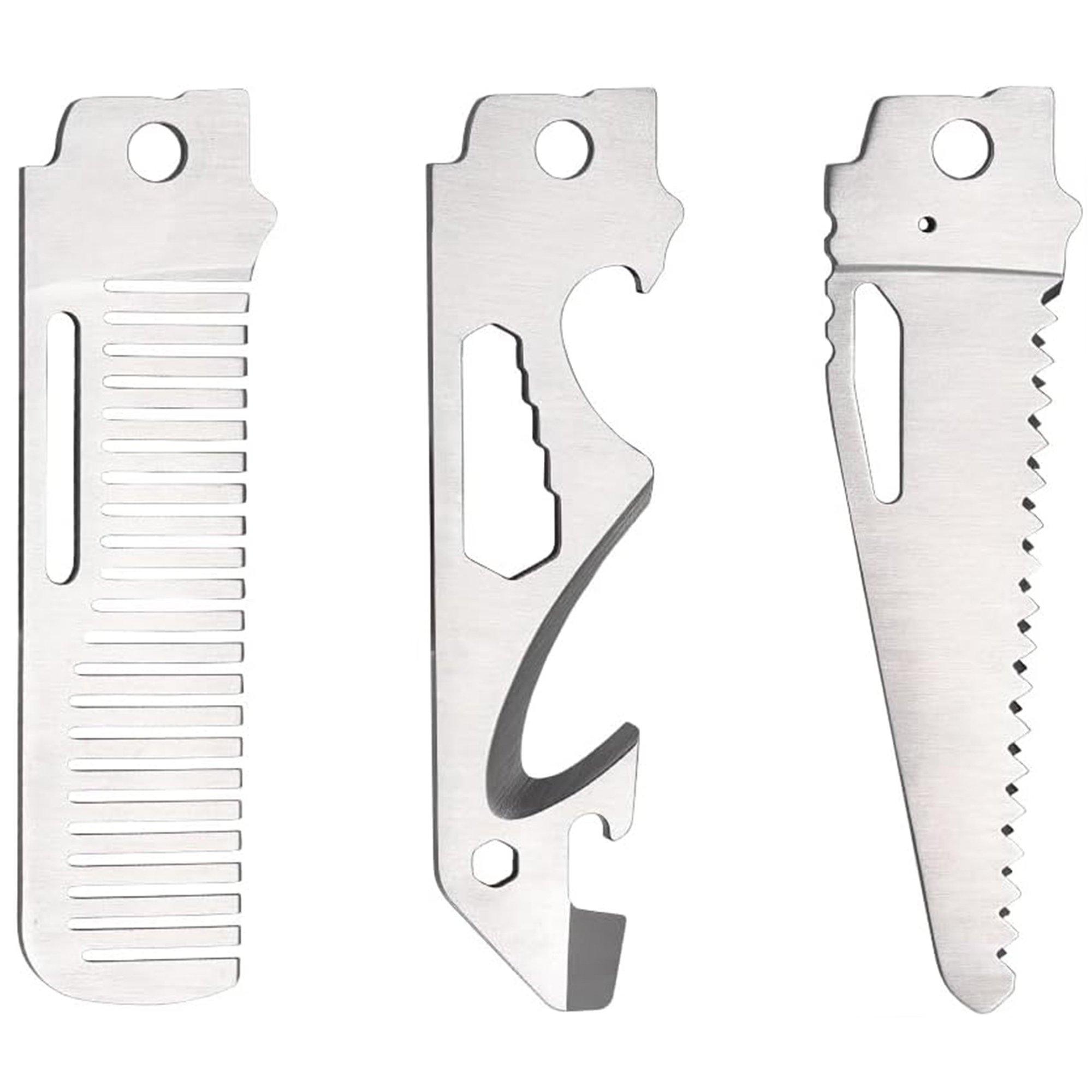 Roxon Phantom BA141517 8Cr13MoV BA14 Saw, BA15 Key Tool en BA17 Comb, 3 interchangeable tools for Phantom system