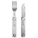 Afbeelding voor Roxon 2-in-1 Folding Cutlery Set Knife & Fork C3 Stainless Steel, outdoorbestek