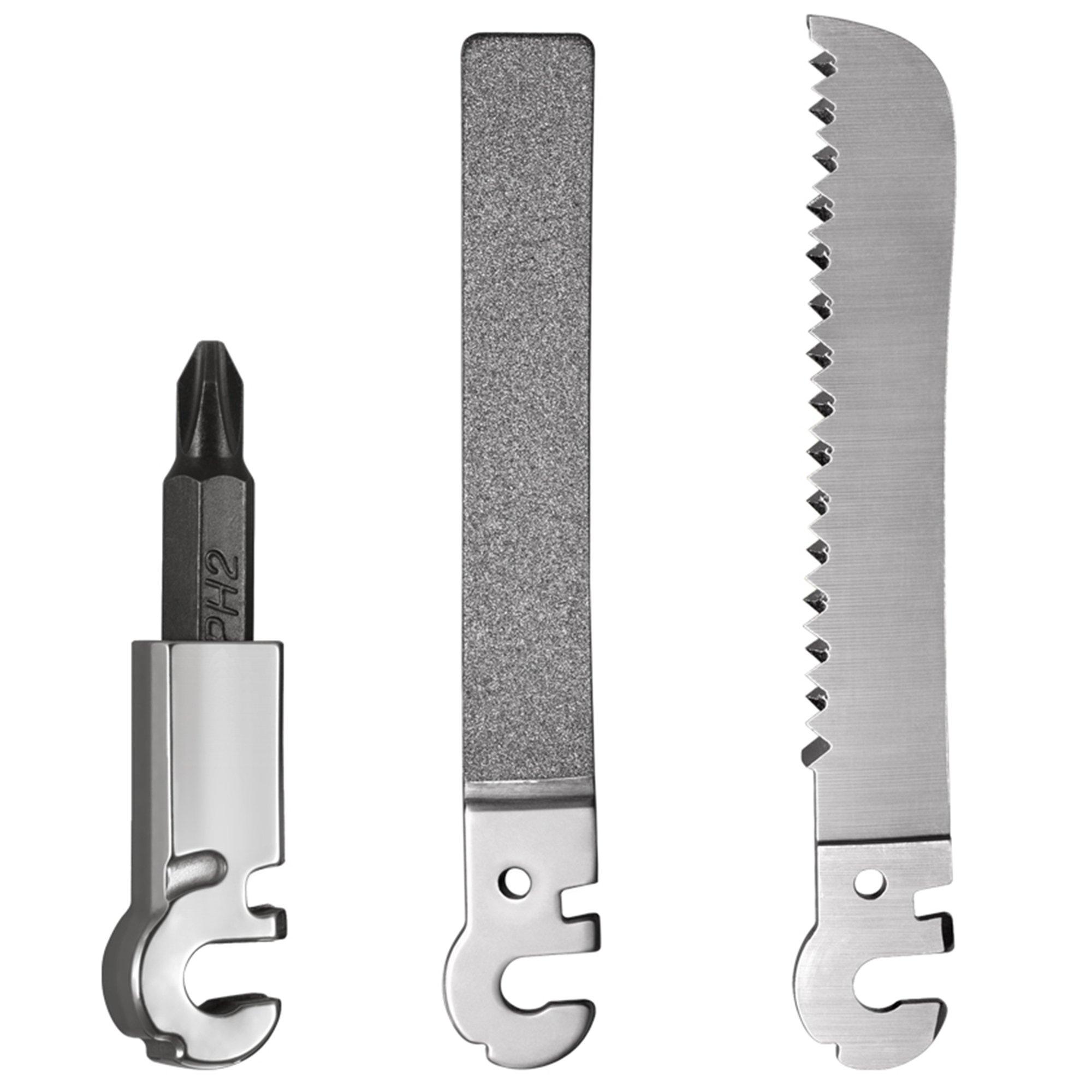 Roxon Flex FT01 Tapered Saw, Diamond File, 1/4 Bit Adapter, 3 interchangeable tools for Flex system