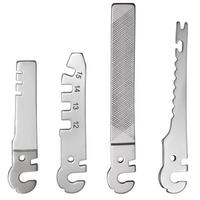 Afbeelding voor Roxon Flex FT03 Flat File, Fish Hook Remover, Fish Scaler, Fish Hook Sharpener, Bicycle Spoke Wrench, 4 vervangbare tools voor Flex-systeem