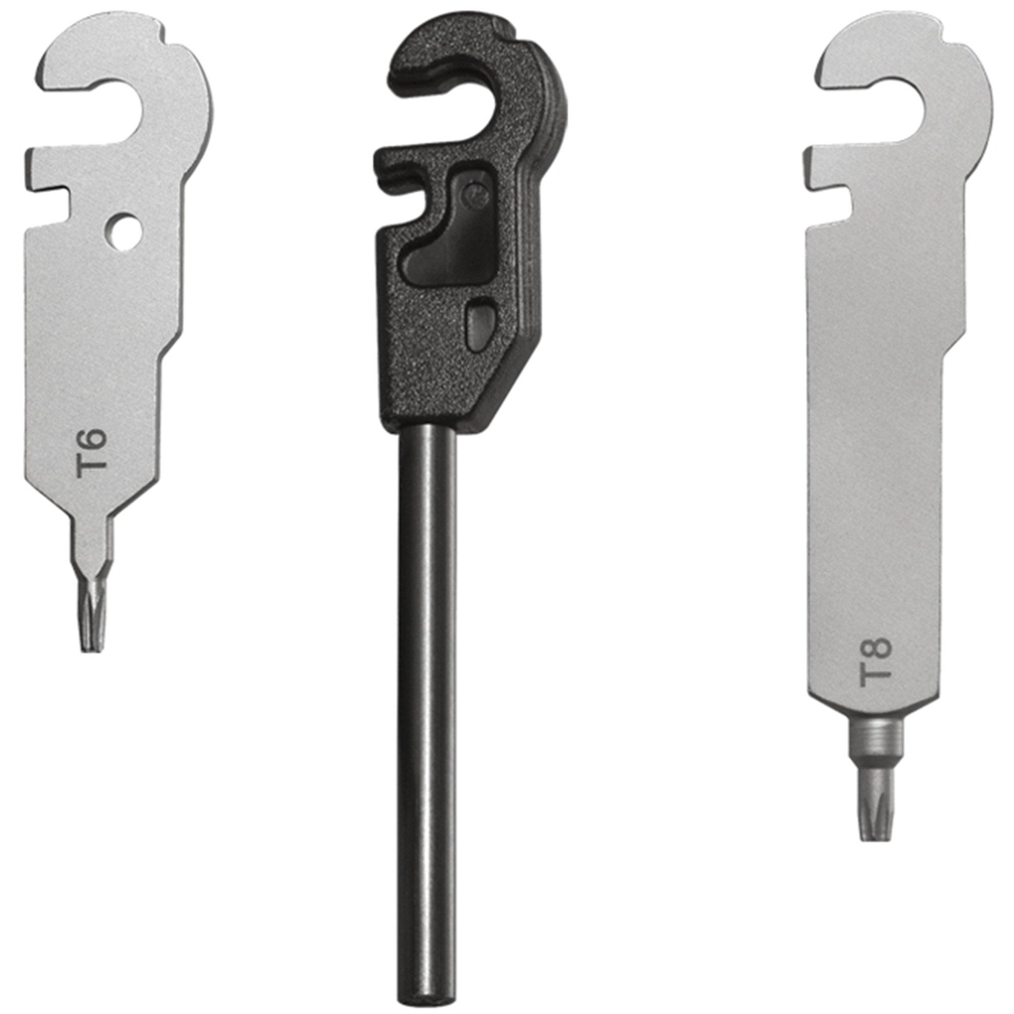 Roxon Flex FT04 Flint, T8 Torx Wrench, T6 Torx Wrench, 3 interchangeable tools for Flex system