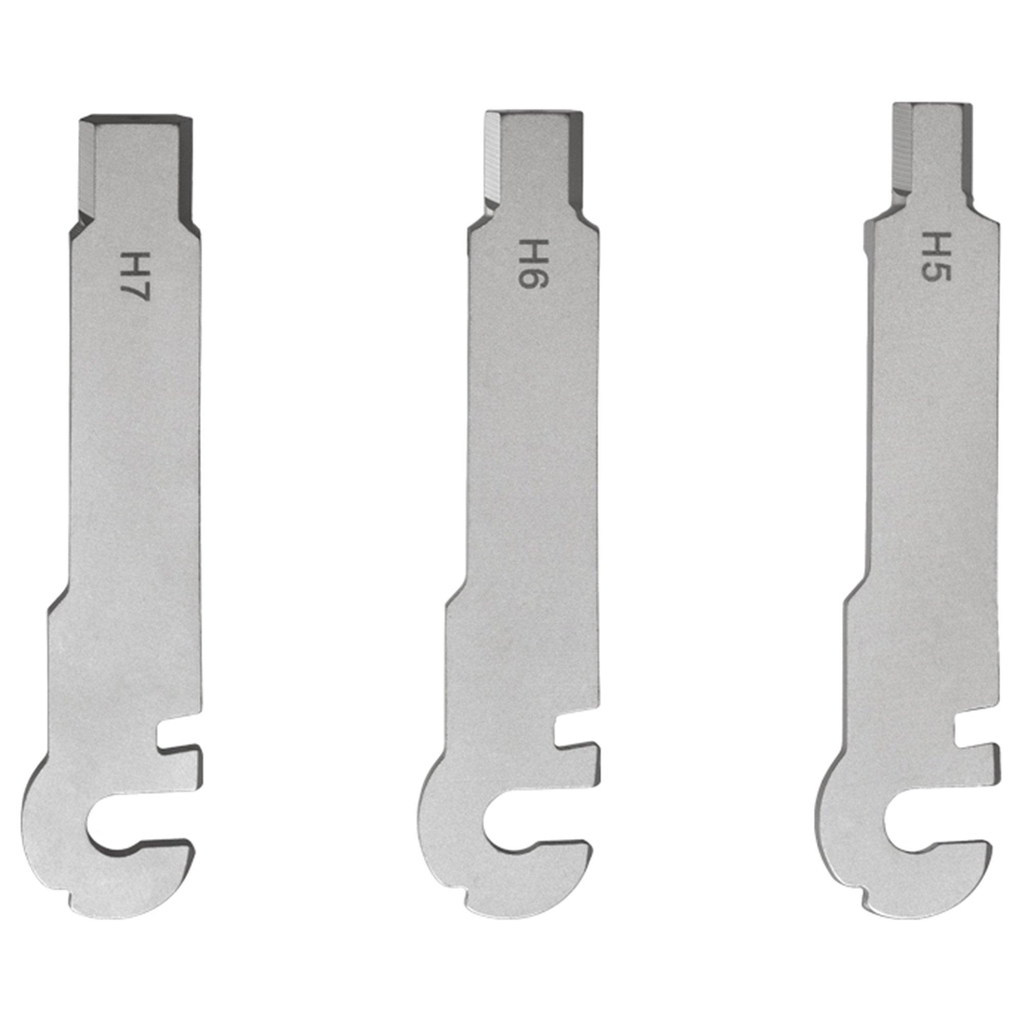 Roxon Flex FT05 5mm Hex Wrench, 6mm Hex Wrench, 7mm Hex Wrench, 3 interchangeable tools for Flex system