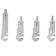Afbeelding voor Roxon Flex FT06 2mm Hex Wrench, 2.5mm Hex Wrench, 3mm Hex Wrench, 4mm Hex Wrench, 4 vervangbare tools voor Flex-systeem