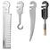 Afbeelding voor Roxon Flex FT08 Comb, Marlin Spike, Mini Brush, Hook, 4 vervangbare tools voor Flex-systeem