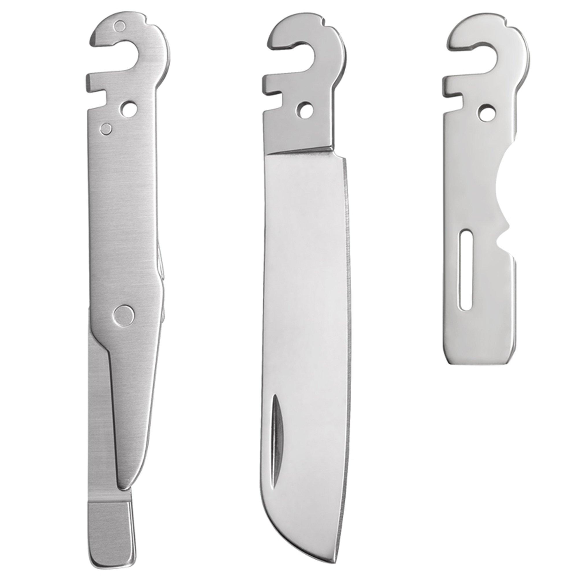 Roxon Flex FT10 Wood Carving Chisel, Wire Stripper, Sheepsfoot Blade, Scissors, 3 interchangeable tools for Flex system