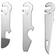 Afbeelding voor Roxon Flex FT11 Bottle Opener, Flat Head Screwdriver, Can Opener, Awl, Threader, 3 vervangbare tools voor Flex-systeem
