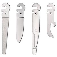 Afbeelding voor Roxon Flex FT12 Short Diamond File, Short Sheepsfoot Blade, Short Scissors, Bottle & Can Opener, 4 vervangbare tools voor Flex-systeem