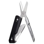 Afbeelding voor Roxon Knife-Scissor S501U Satin 8Cr13MoV, Black G10, zakmes met schaar