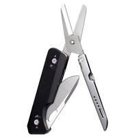 Afbeelding voor Roxon Knife-Scissor S501U Satin 8Cr13MoV, Black G10, zakmes met schaar