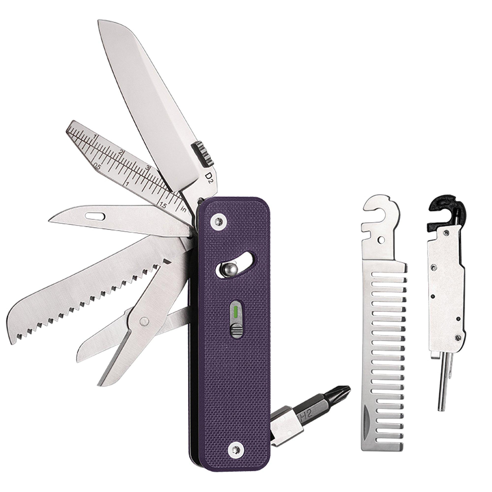 Roxon Flex Companion S503G-PU Purple G10, modular multi-tool