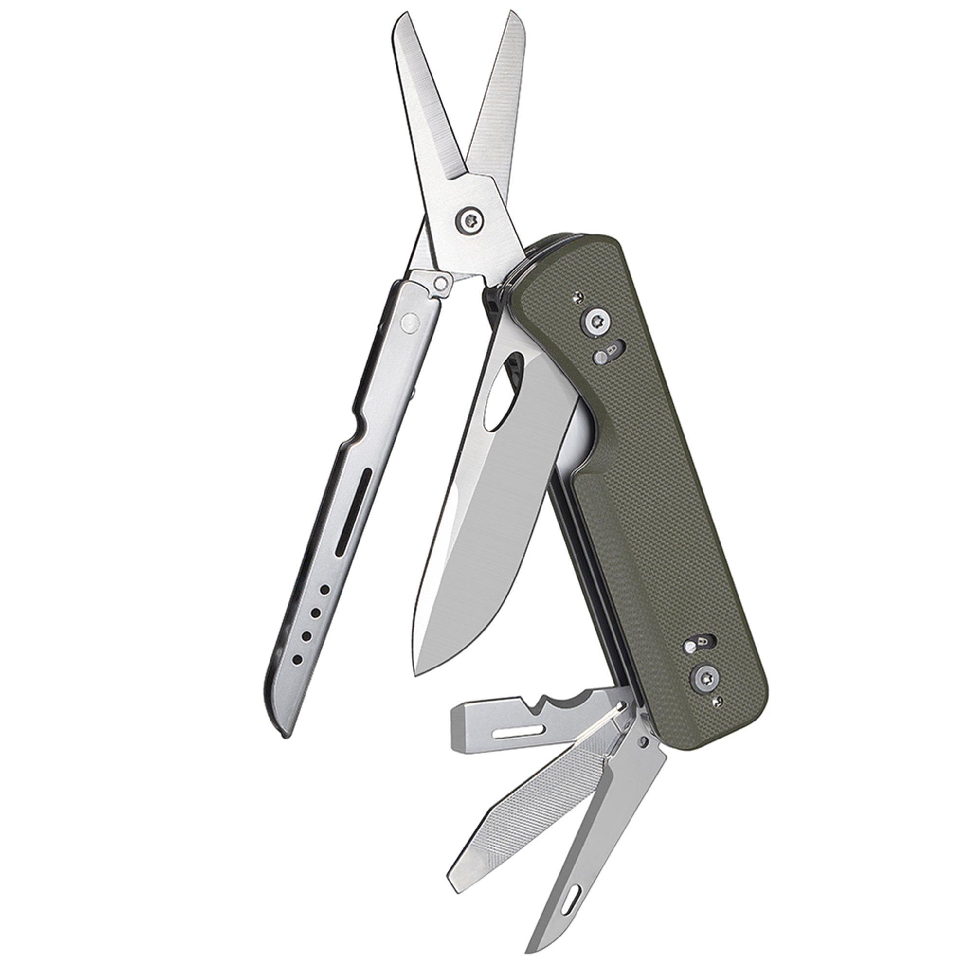 Roxon Flex & Phantom Shears S505G-GR OD-Green G10, modulaire multitool