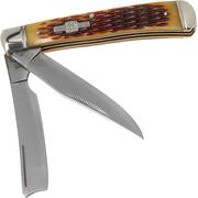 Rough Ryder Razor Trapper Amber Bone RR072 navaja slipjoint