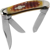 Imagen para  Rough Ryder Sowbelly Stockman Amber Bone RR080 navaja slipjoint