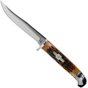 Rough Ryder Small Hunter Amber Bone RR1033 coltello da caccia