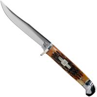Afbeelding voor Rough Ryder Small Hunter Amber Bone RR1033 jachtmes