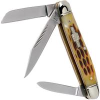 Imagen para Rough Ryder Small Stockman Amber Bone RR194 navaja slipjoint 