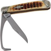 Rough Ryder Equestrian Trapper Amber Bone RR1971 coltello da tasca slipjoint