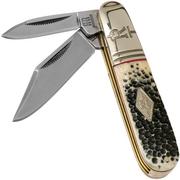 Rough Ryder Buckshot Bone Barlow RR2041 pocket knife