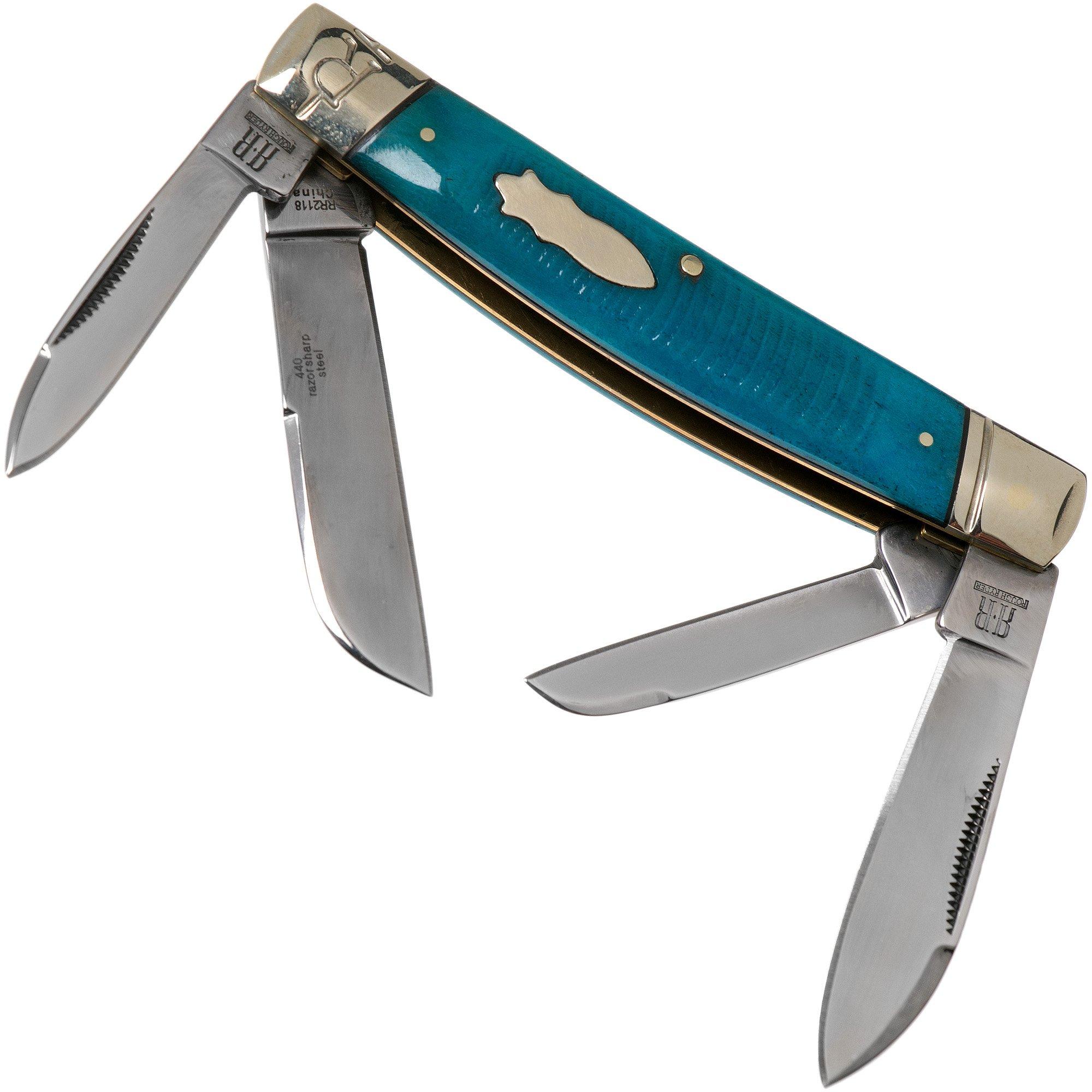 Rough Ryder Black & Blue Congress RR2118 zakmes