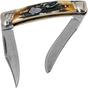 Bild für Rough Ryder Small Moose Cinnamon Stag RR2157 Damascus Slipjoint Taschenmesser